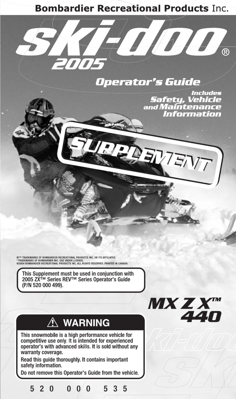 Ski-Doo MX Z X 440 Manual Ski-Doo MX Z X 440 Manual