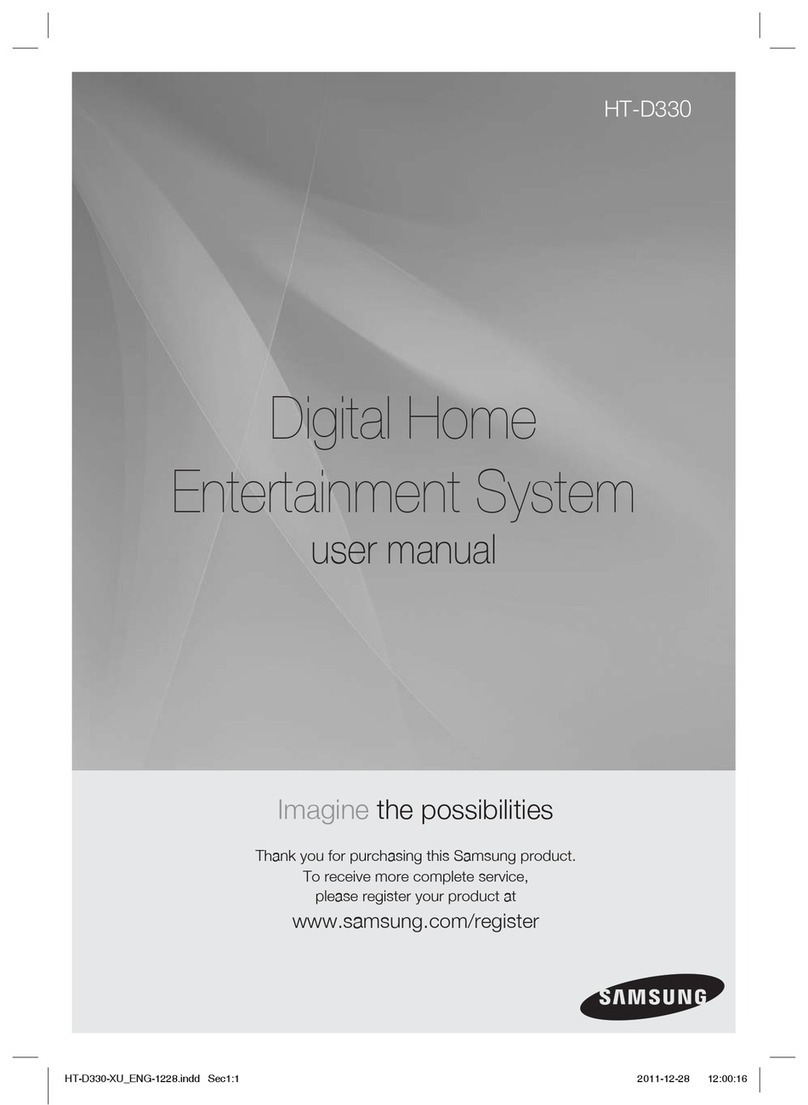 Samsung HT-D330 User manual