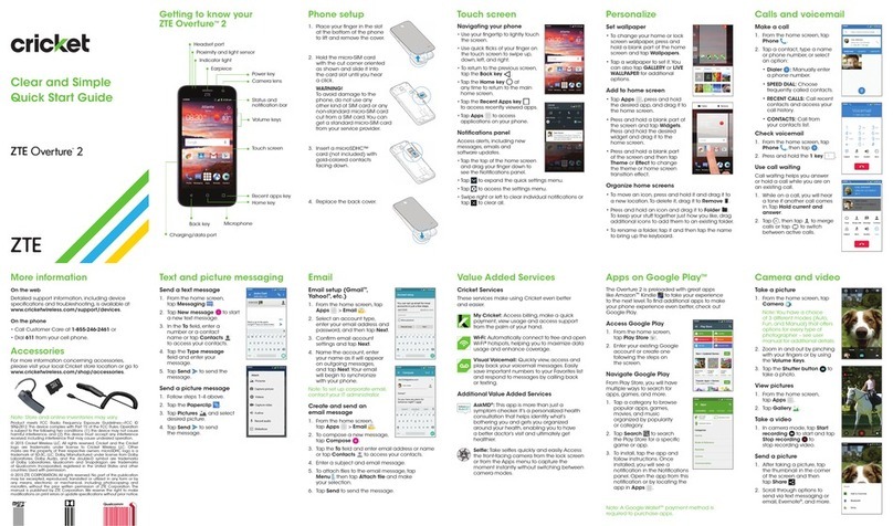 Zte Overture 2 User manual