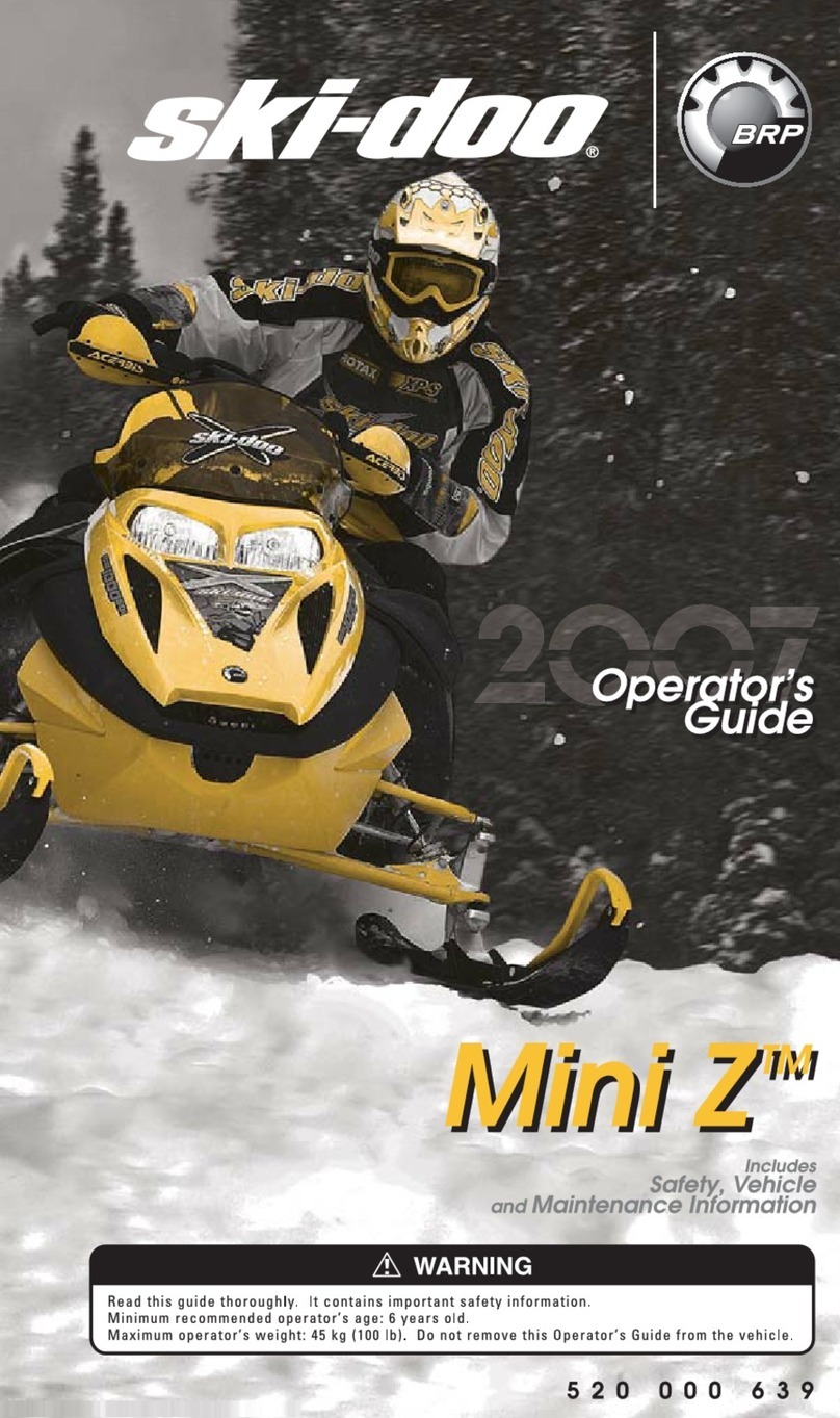 Ski-Doo Mini Z Operator's guide