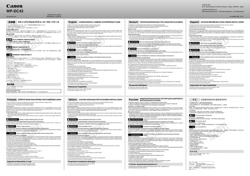 Canon WP-DC43 User manual