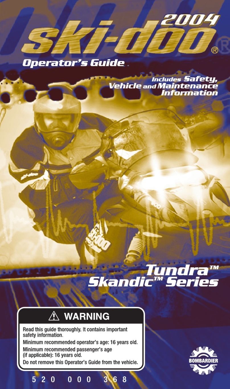 Ski-Doo Tundra Skandic Series Manual