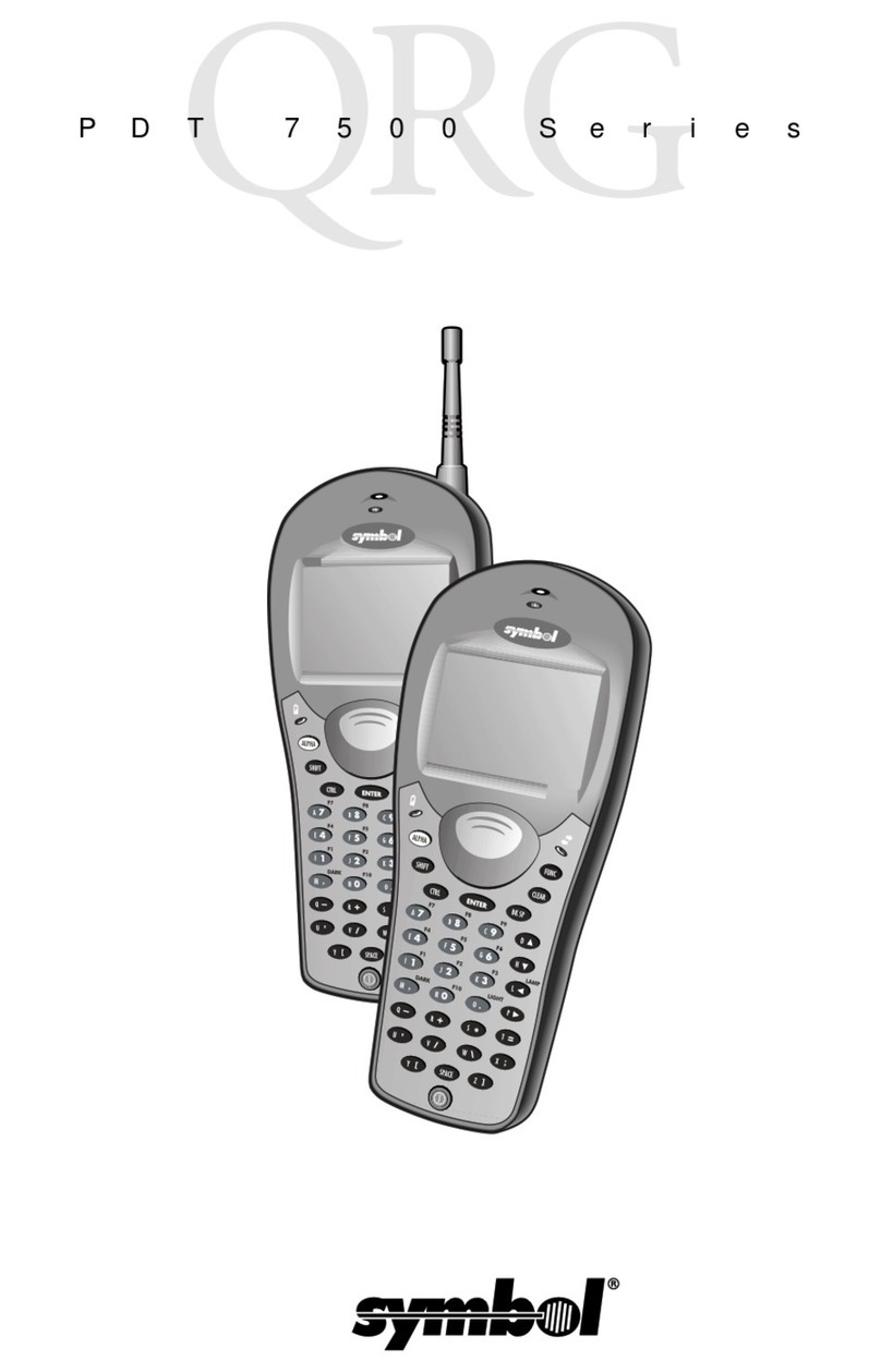 Symbol PDT 7500 Series manual