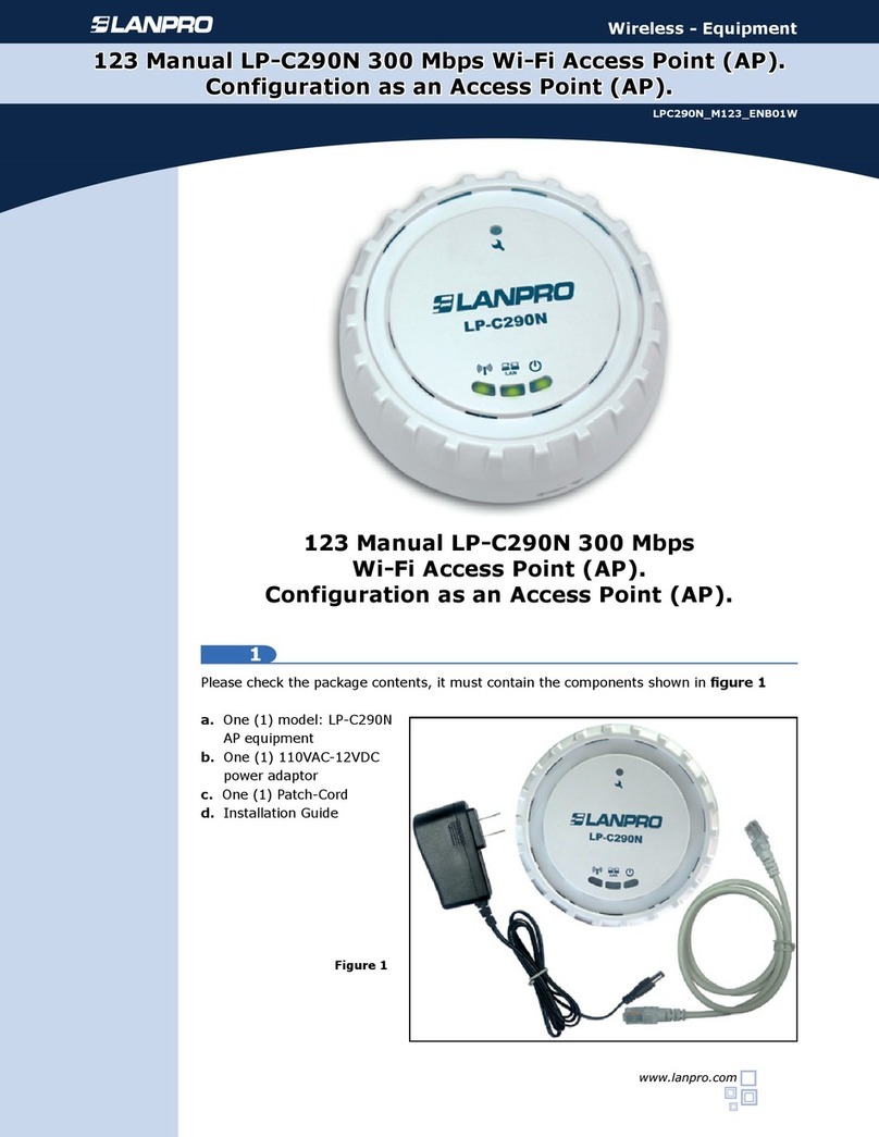Lanpro LP-C290N User manual