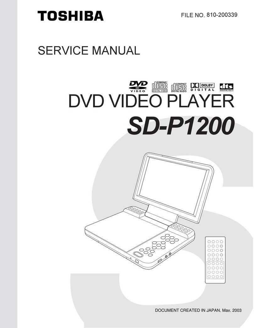 Toshiba SD-P1200 User manual