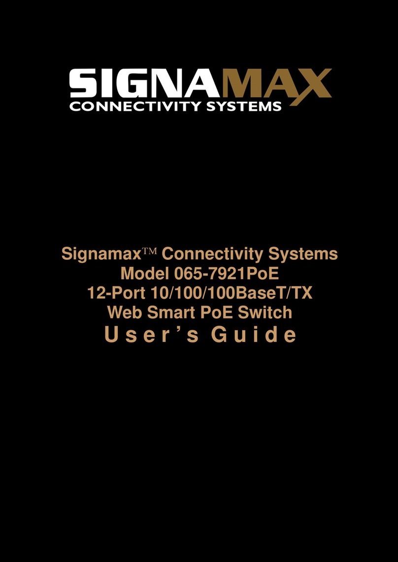 SignaMax 065-7921PoE user guide
