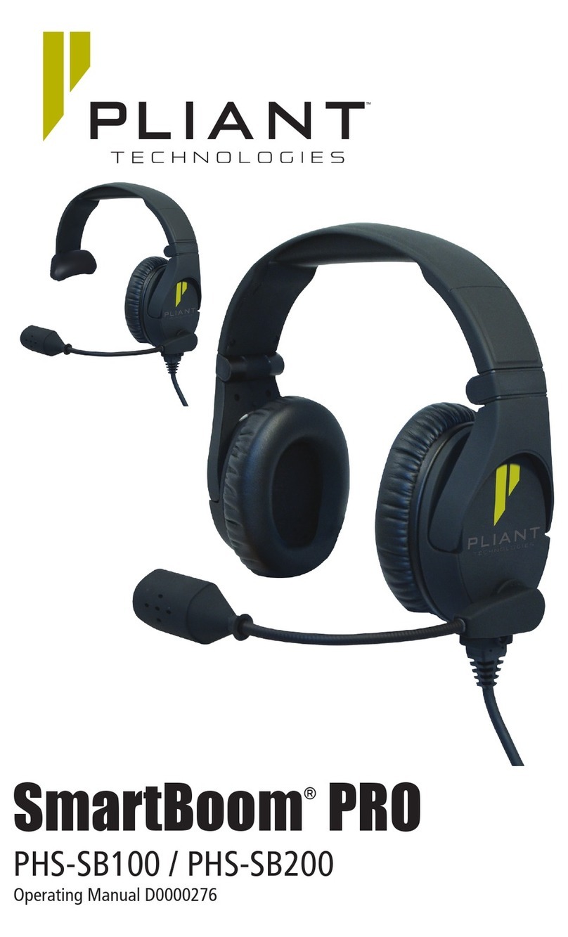 Pliant PHS-SB100 operating manual