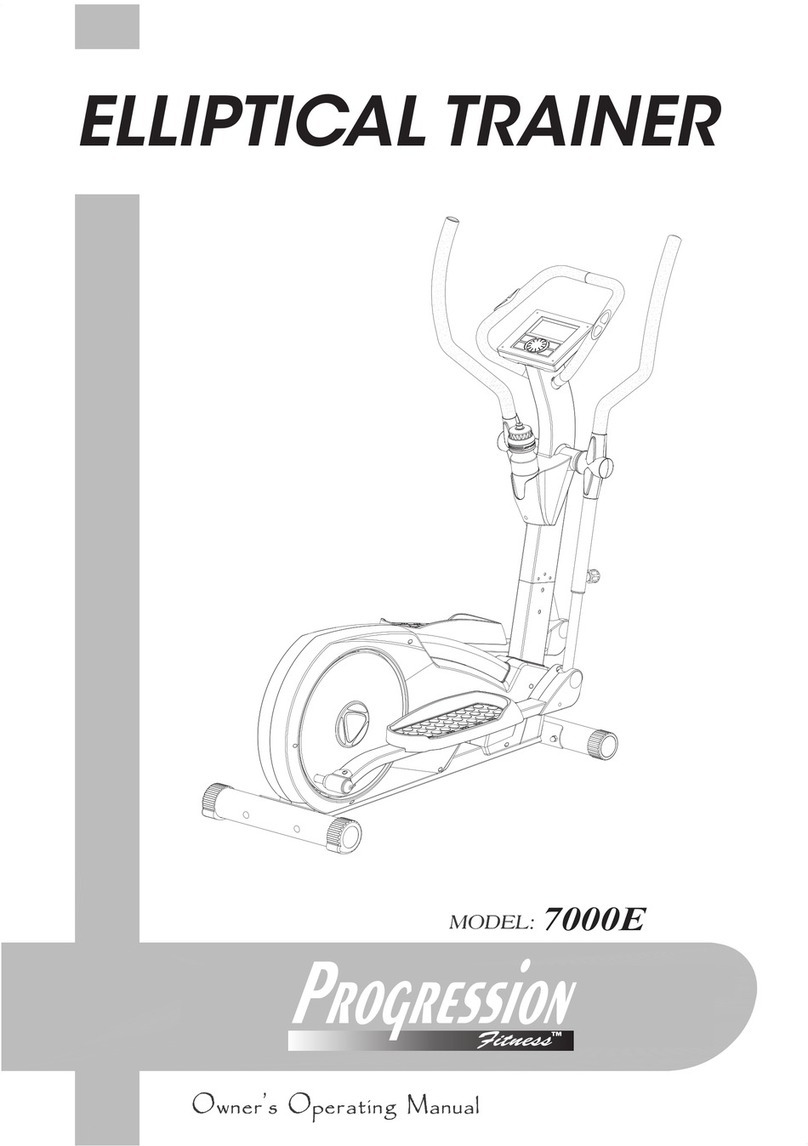 Progression Fitness 7000E Owner's operation manual