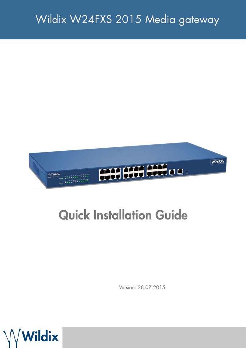 Wildix W24FXS Quick installation guide