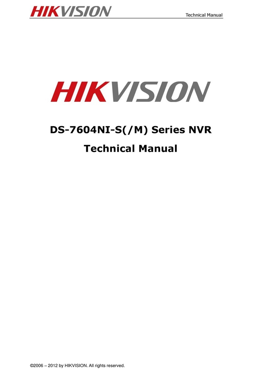HIK VISION DS-7604NI-S Series User manual