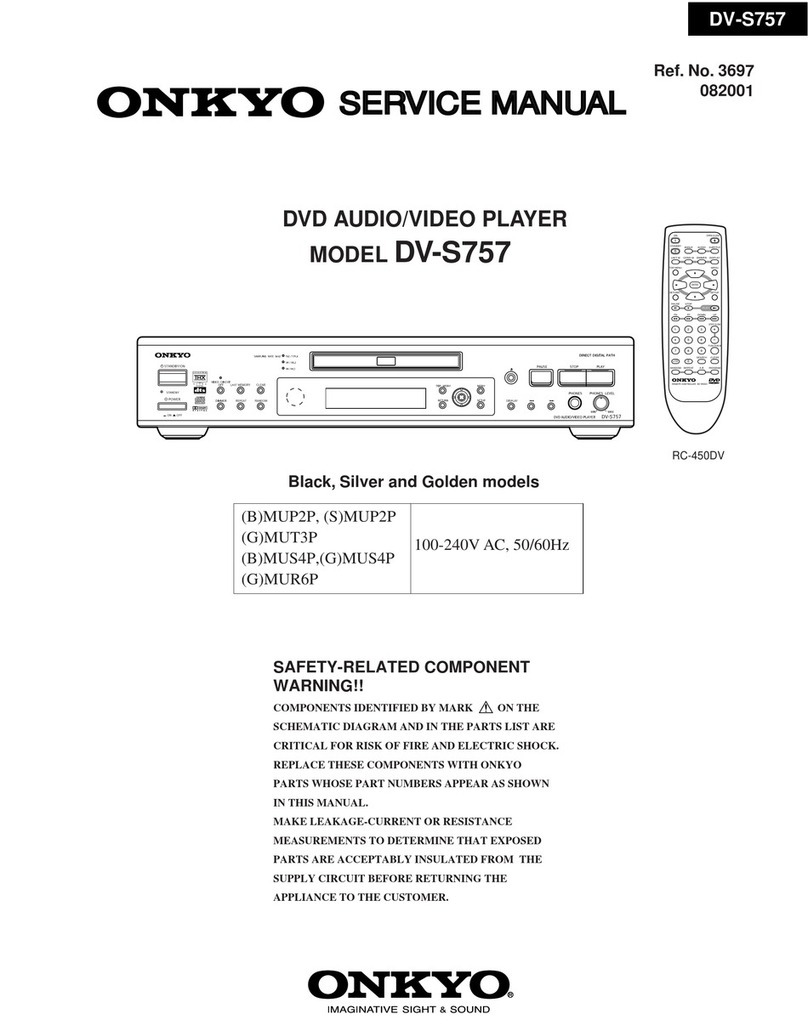 Onkyo DV-S757 User manual