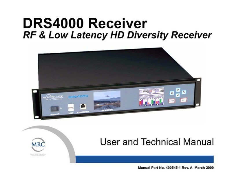 MRC DRS4000 User manual