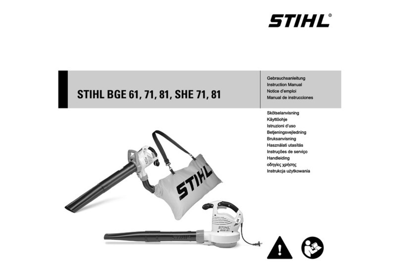 Stihl BGE 61 User manual