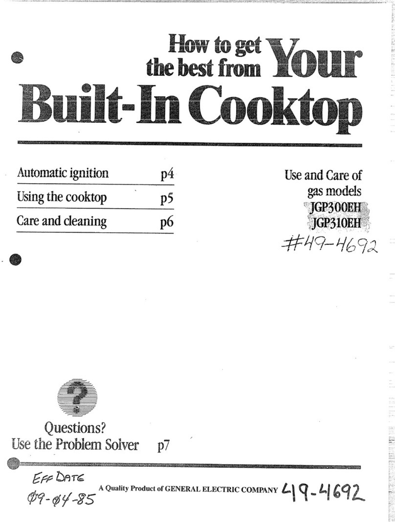 GE JGP300EH Installation instructions