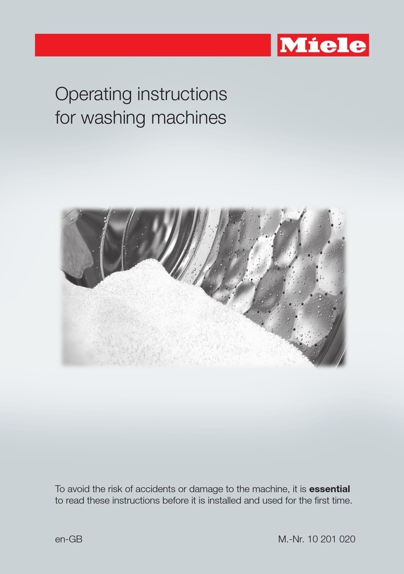 Miele TX2070 User manual