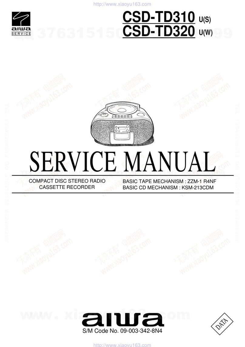 Aiwa CSD-TD310 User manual