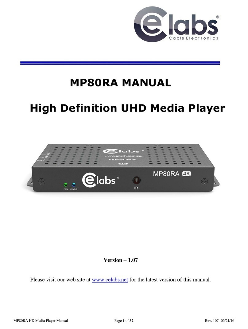 Elabs MP80RA manual