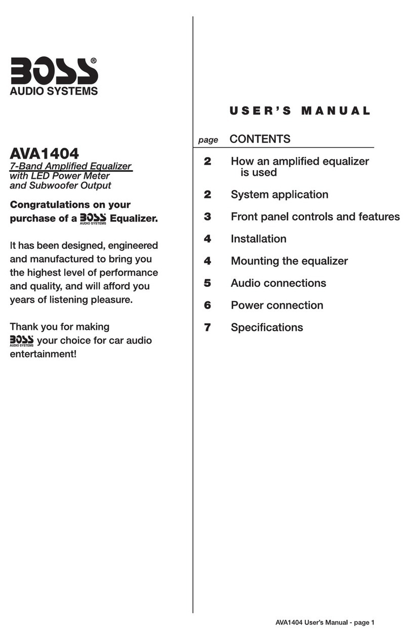Boss Audio Systems AVA1404 user manual