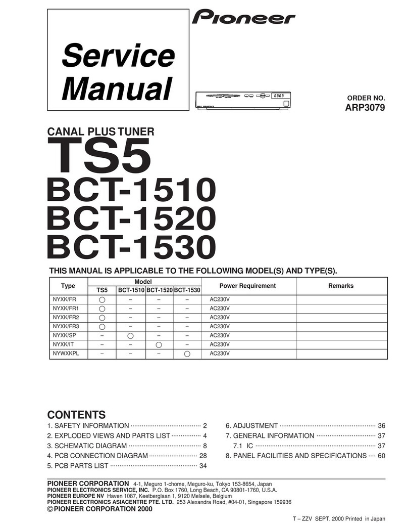 Pioneer TS5 User manual