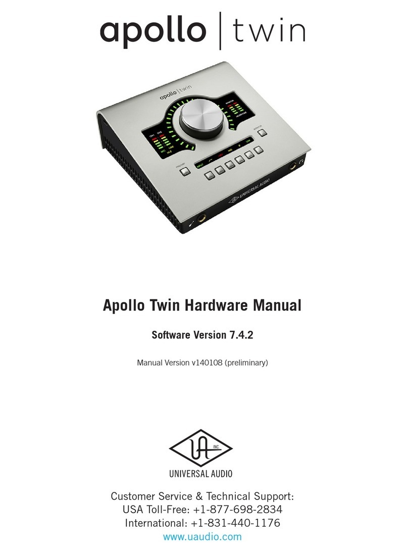 Apollo Twin operating manual