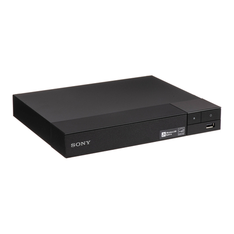 Sony BDP-S3700 User manual