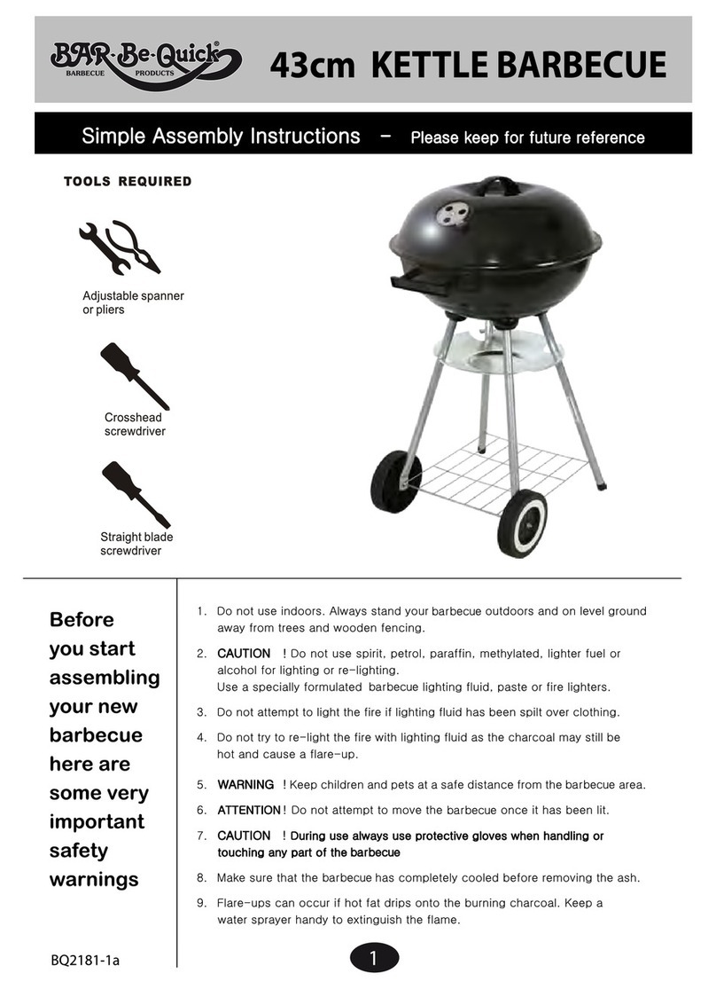 BAR-BE-QUICK BQ2181-1A User manual