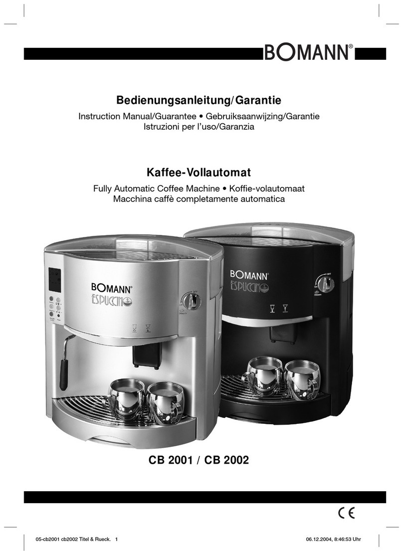 BOMANN CB 2001 User manual