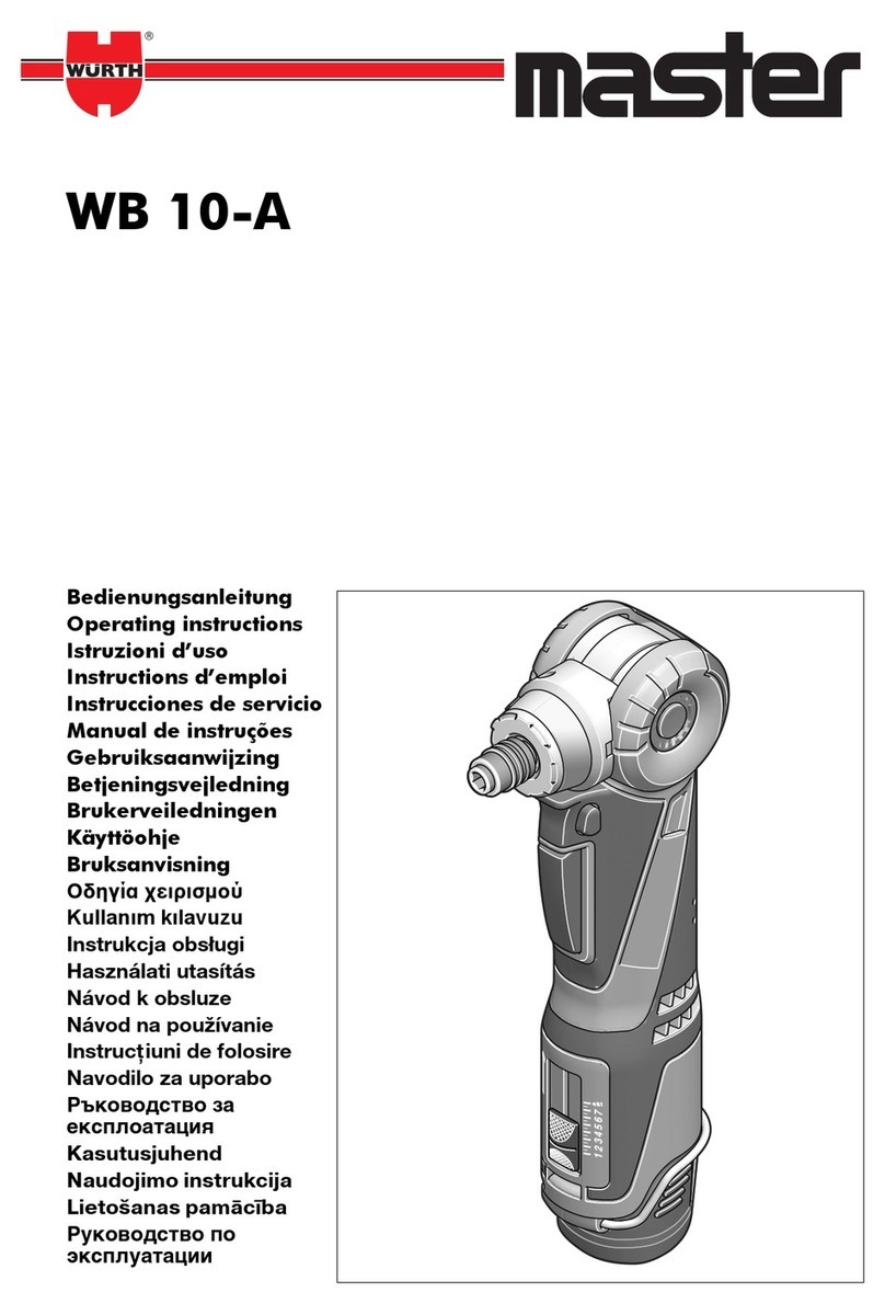 wurth WB 10-A operating instructions