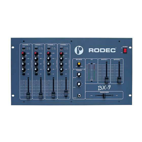 Rodec BX-9 User manual