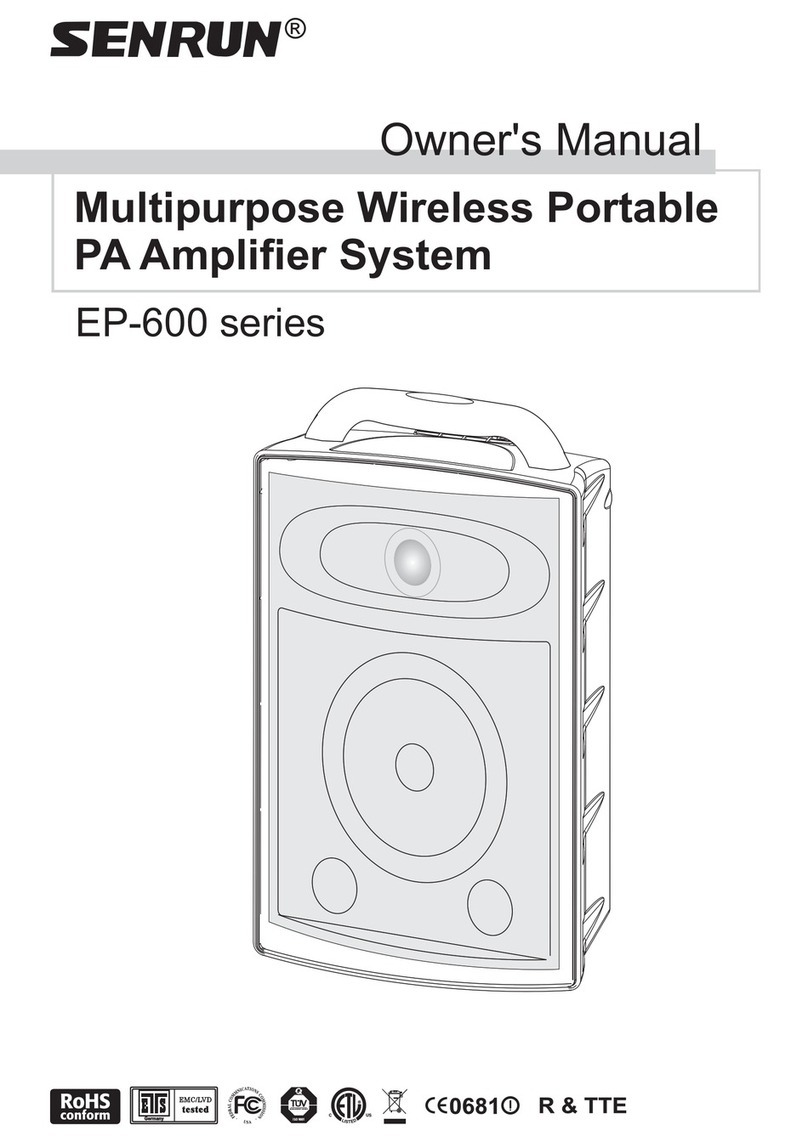 Senrun EP-600 SERIES owner's manual
