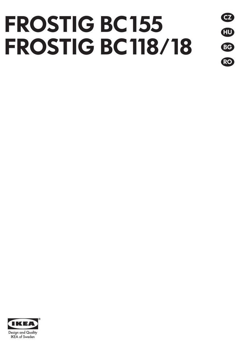IKEA FROSTIG BC155 User manual
