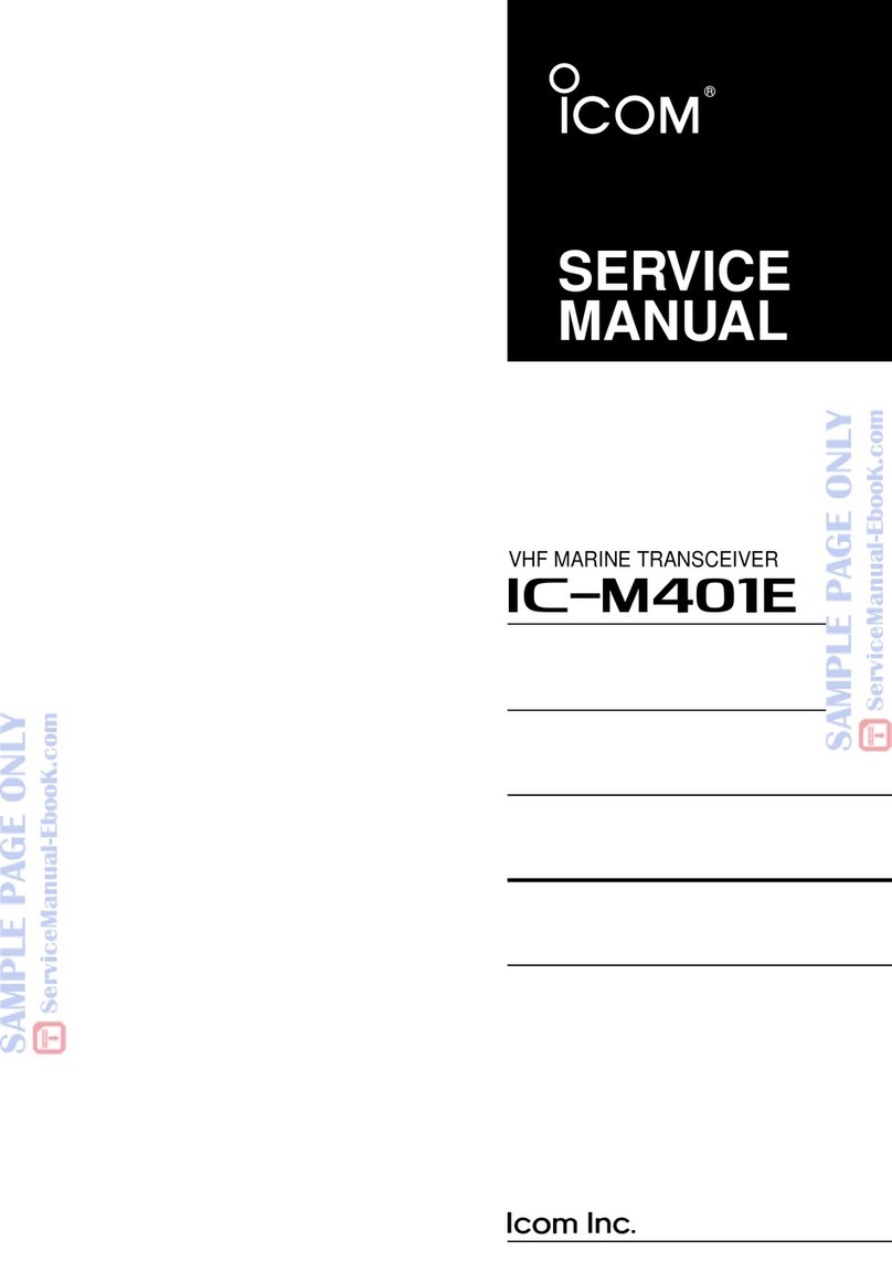 Icom IC-M401E Service manual