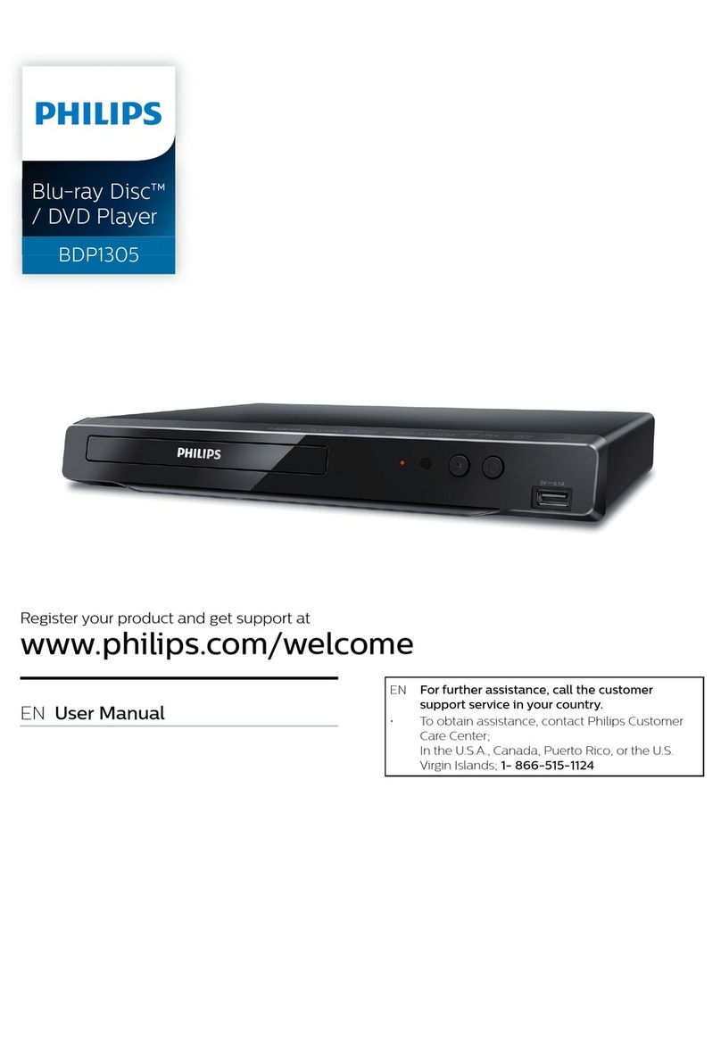 Philips BDP1305 Series User manual