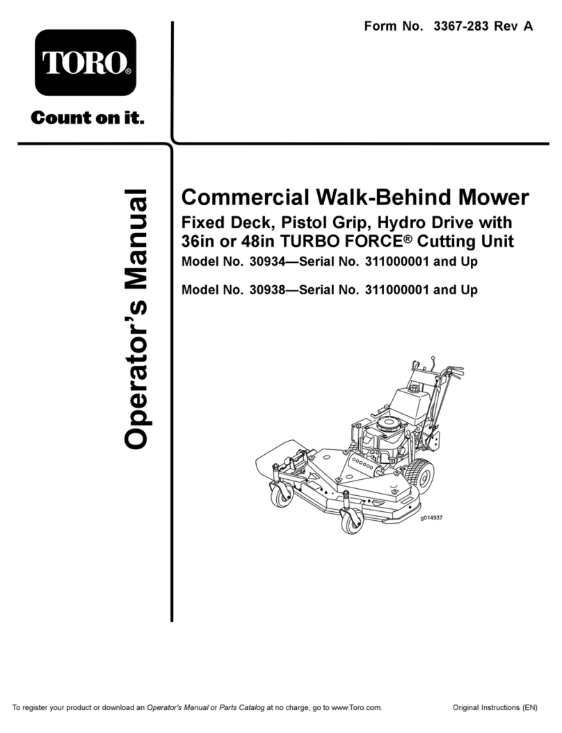 Toro 30934 Operator's manual