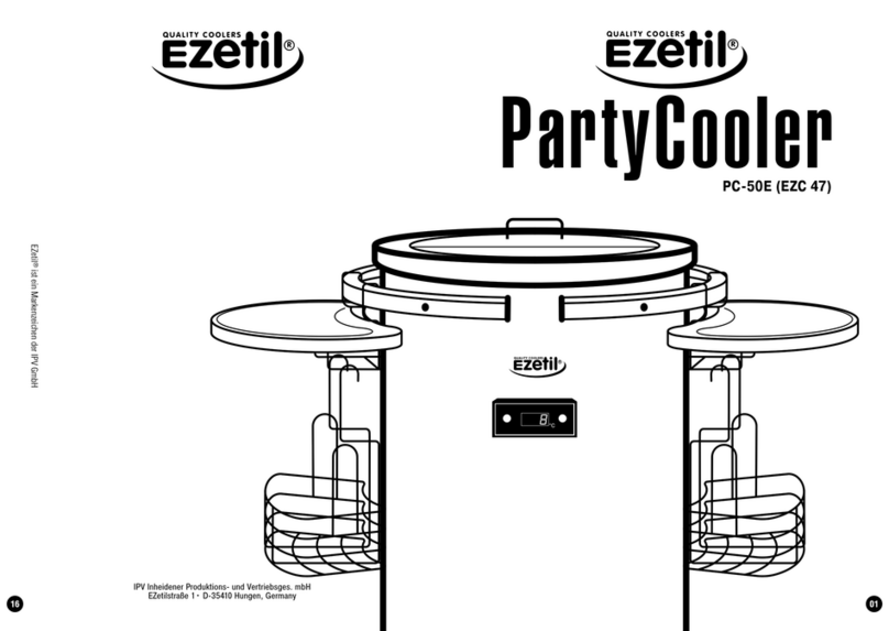 Ezetil PartyCooler PC-50E operating instructions