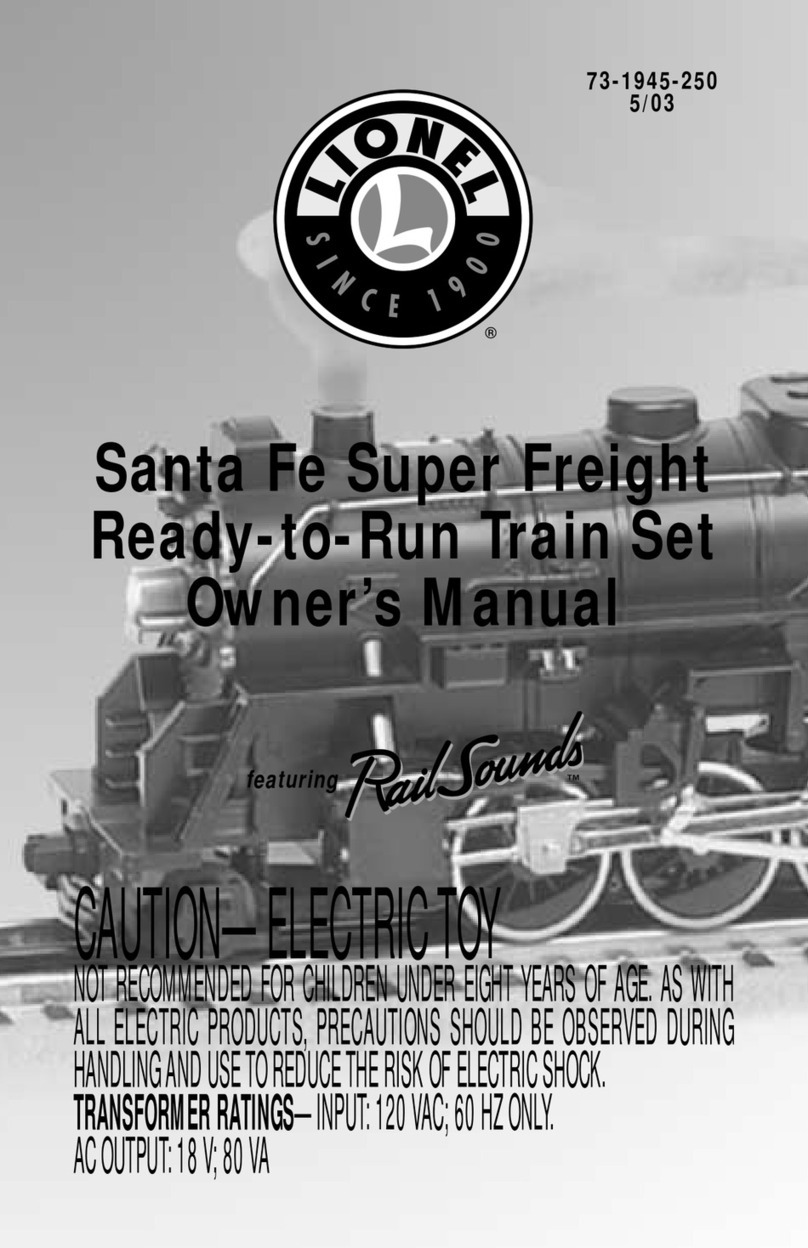 Lionel Santa Fe Super Freight owner's manual Lionel Santa Fe Super Freight owner's manual