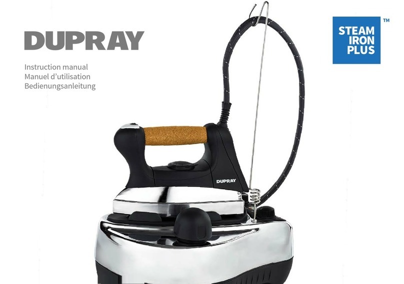 Dupray Steam Iron Plus Original instructions