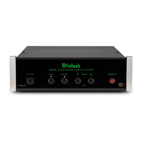 McIntosh MB50 owner's manual