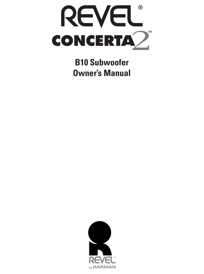 REVELL CONCERTA 2 B10 owner's manual