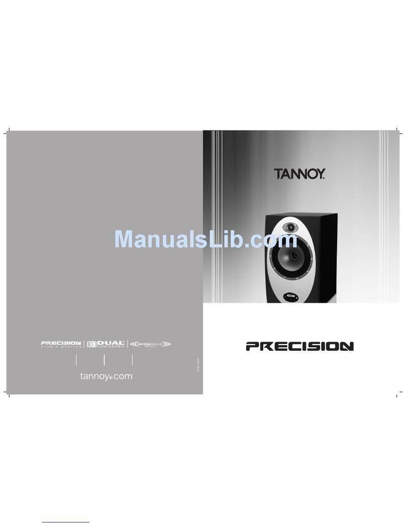Tannoy Precision User manual