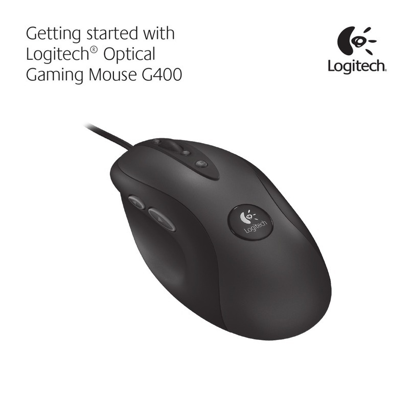 Logitec G400 user manual