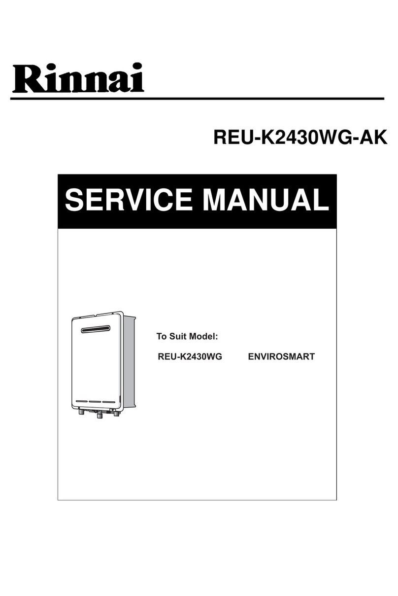 Rinnai REU-K2430WG Service manual