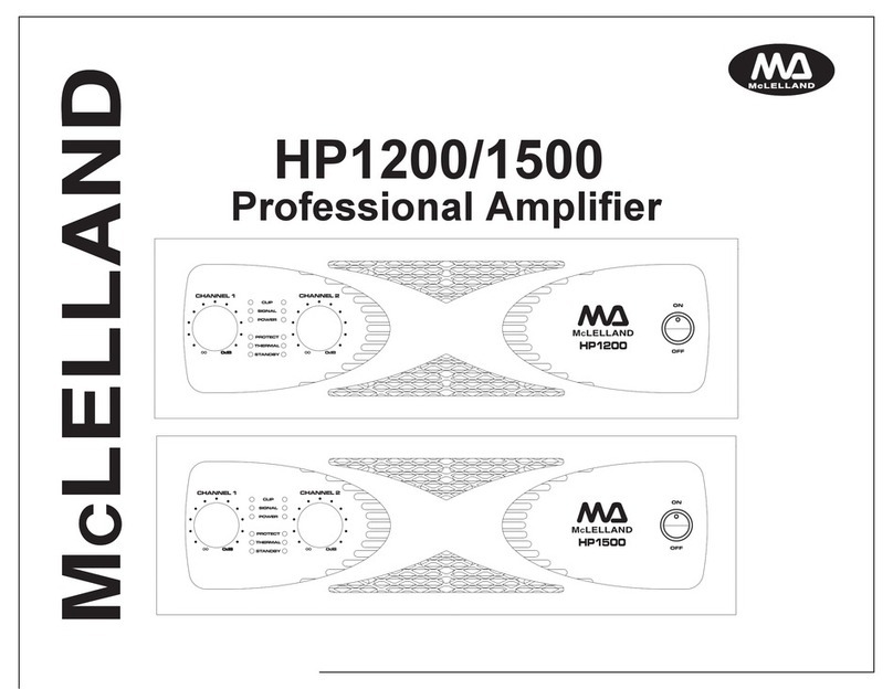 McLelland HP1200 manual
