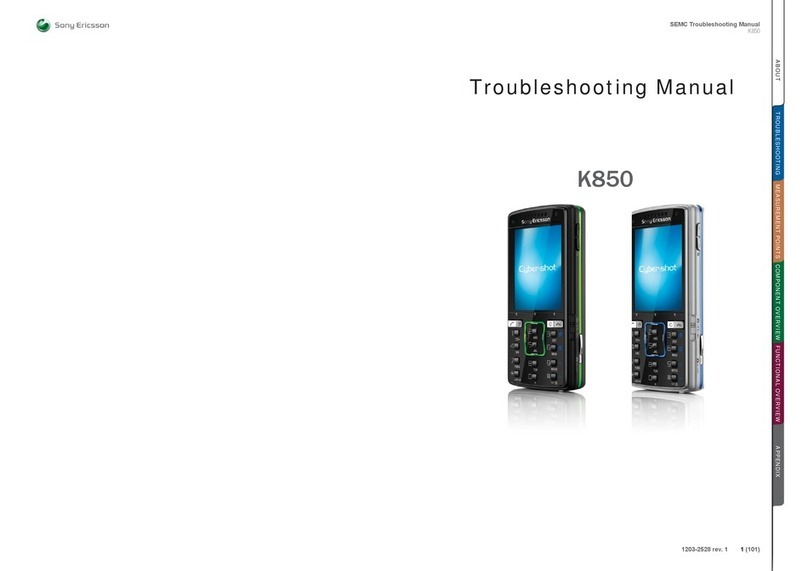 Sony Ericsson K850 Programming manual