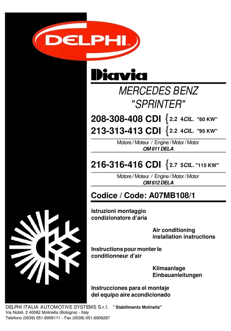 Delphi OM 611 DELA installation instructions Delphi OM 611 DELA installation instructions
