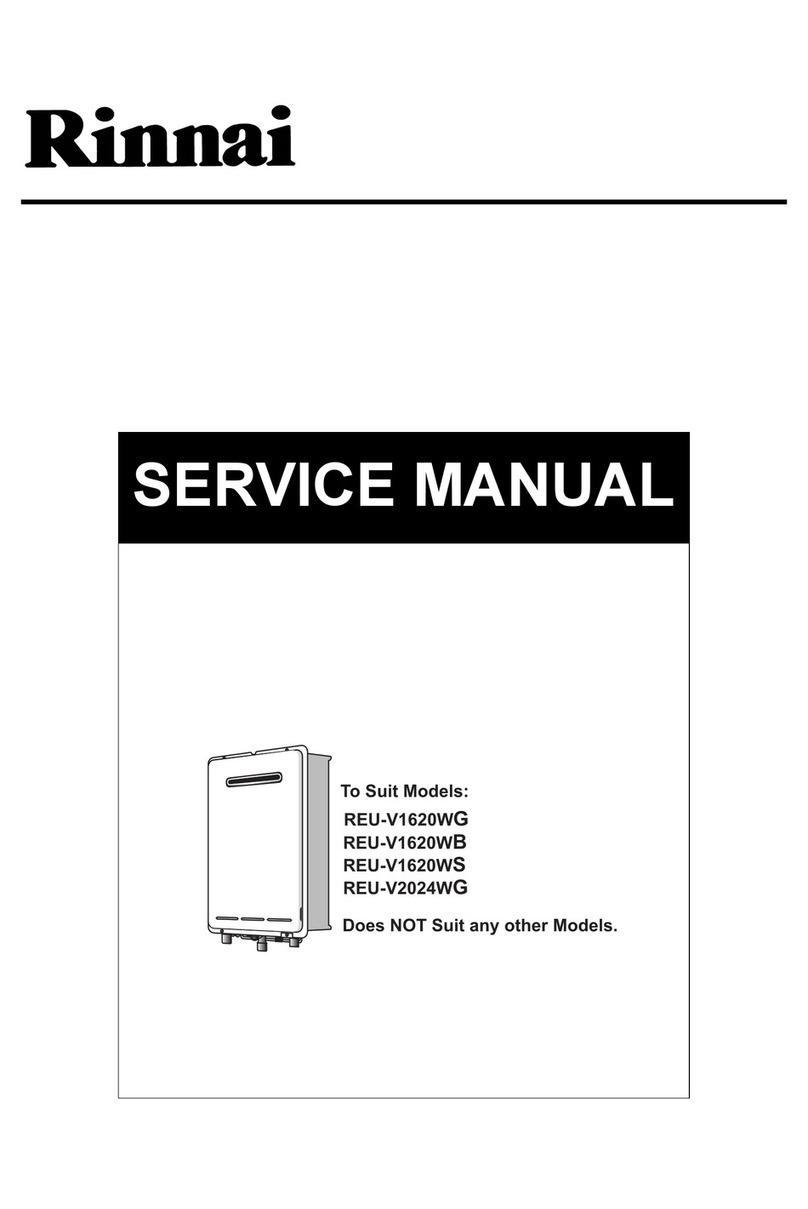 Rinnai REU-V1620WG Service manual