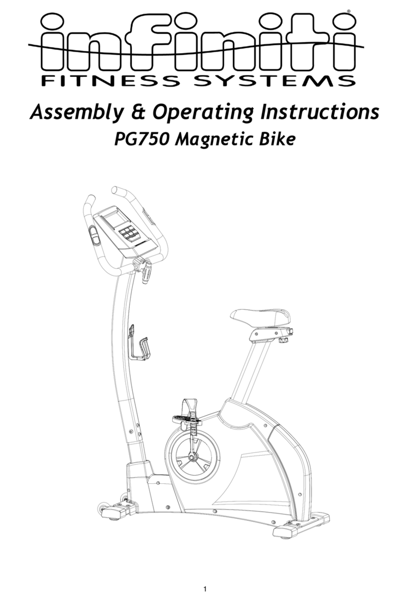 INFINITI FITNESS PG750 Assembly & operating instructions