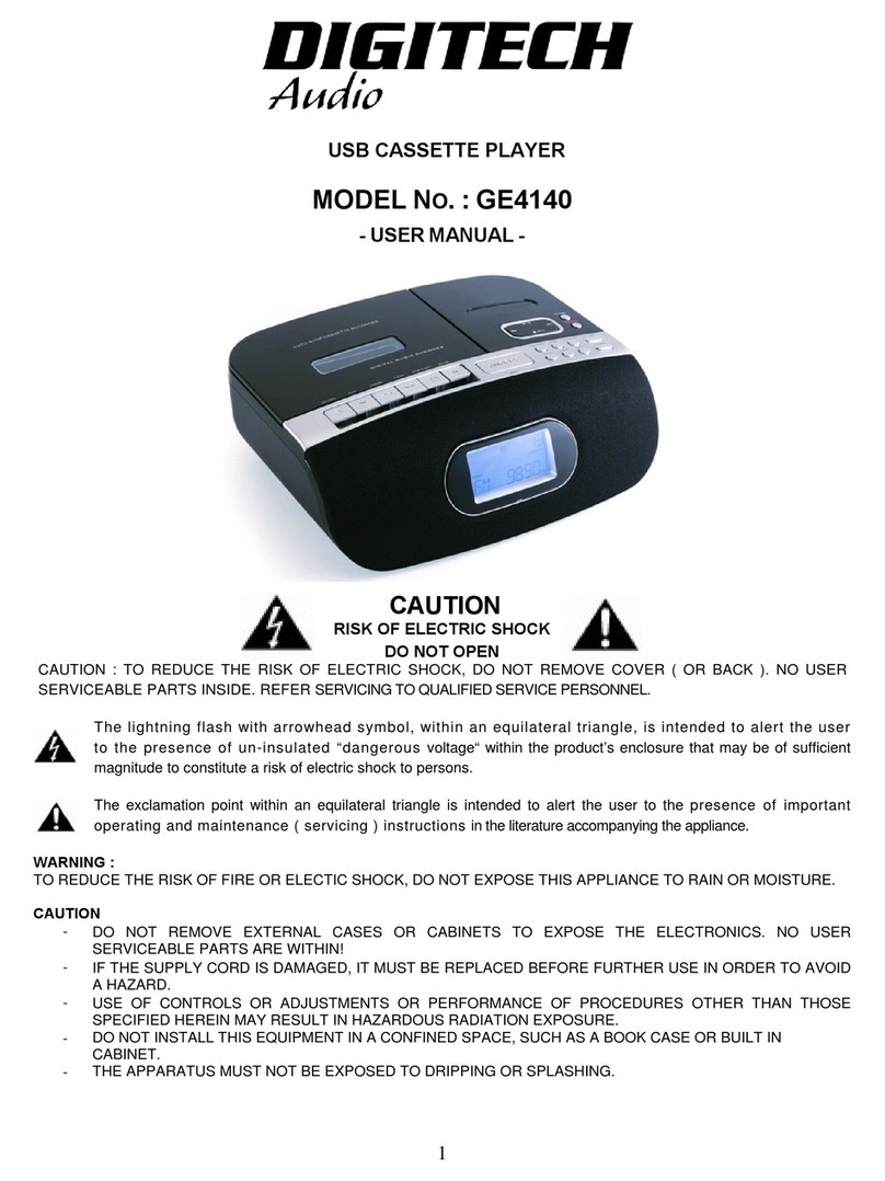 digi-tech GE4140 user manual