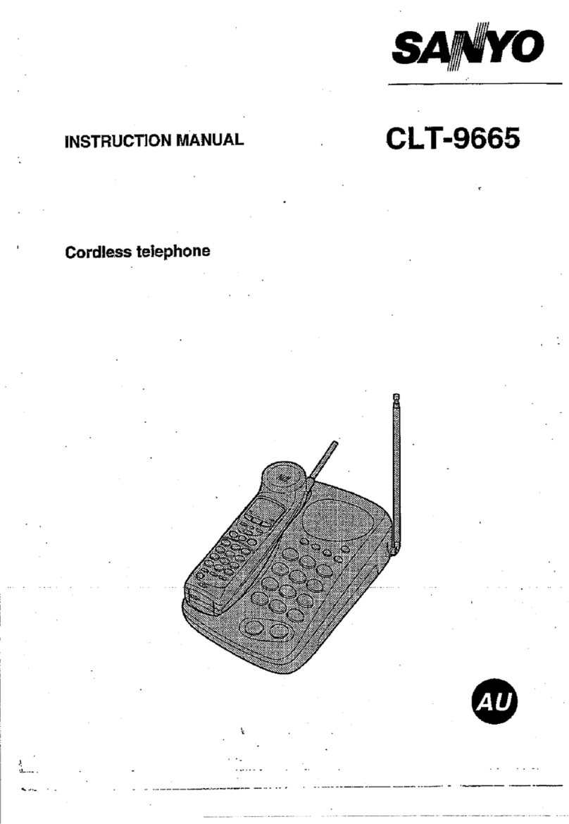 Sanyo CLT-9665 instruction manual
