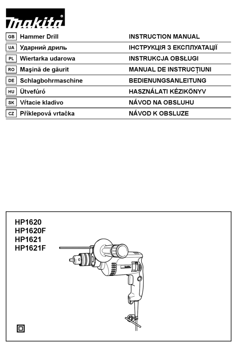 Makita HP1620 User manual